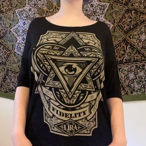 Illuminati Graphic Top